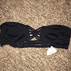 NWT Frankie’s bikinis bandeau swim top